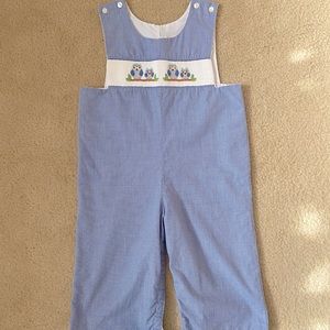 Smocked Owl Boys Longall